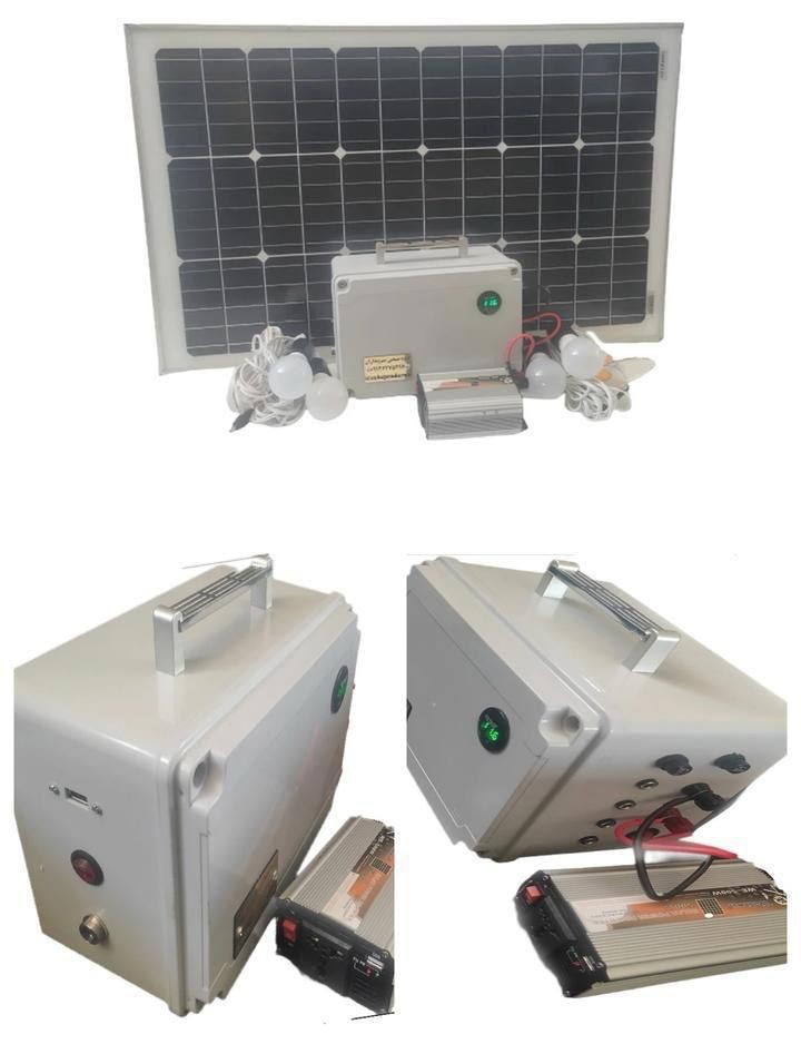 پکیج برق خورشیدی آرتا SPBL-60W-Ac500 - 350 وات ساعت
