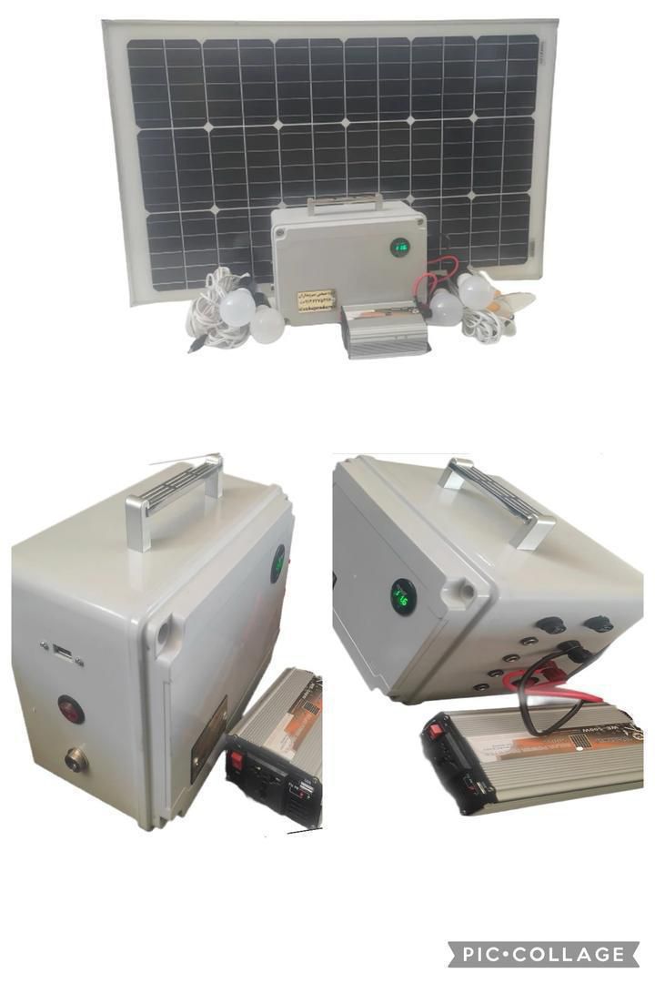 پکیج برق خورشیدی آرتا SPBL-100W-AC500 - 530 وات ساعت