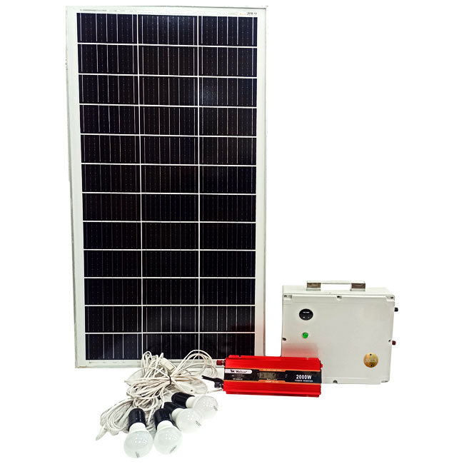 پکیج برق خورشیدی آرتا مدل -LFP-100W-AC2000 – باتری LiFePO4
