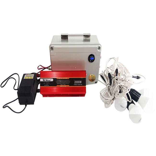 پاورژنراتور همراه آرتا مدل PPG‑530W-AC2000 با ظرفیت 530 وات ساعت و خروجی 2000 وات